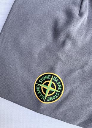 Шапка подвійна трикотажна тоненька stone island10 фото