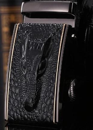 Пряжка на ремінь автомат металева чорний, на пояс чоловічий, підлітковий під ширину 4 см