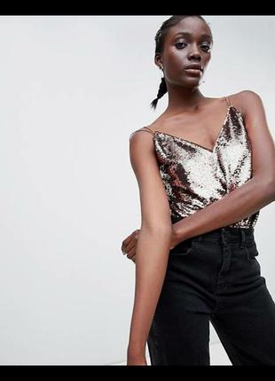 Ефектна майка в паєтки asos - xs/s