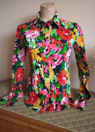 Яскрава весняна сорочка блуза1 фото