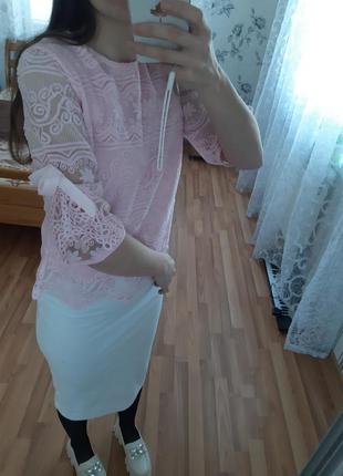 Новая блузка+юбка2 фото