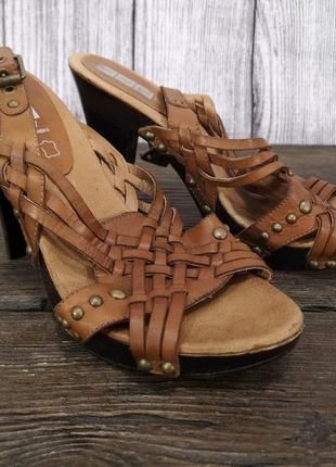 Стильні босоніжки xit, шкіряні