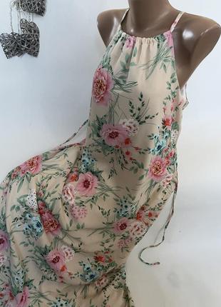 Роскошное длинное платье сарафан2 фото