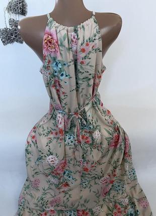 Роскошное длинное платье сарафан3 фото