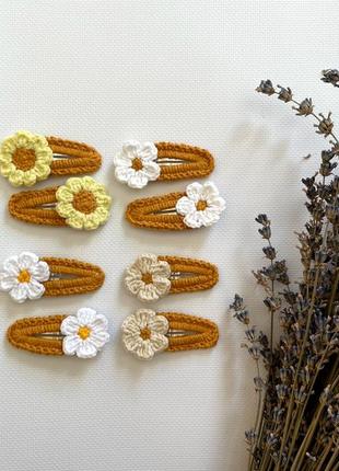 Заколки клик клак ручная работа