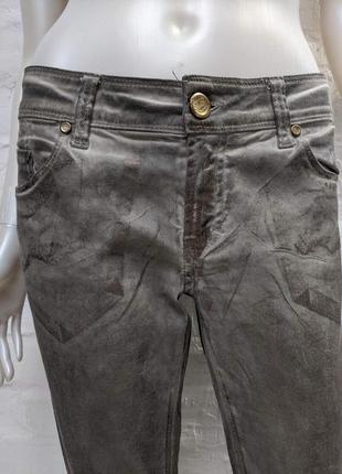 Imperial итальянские стильные джинсы с золотистой патиной3 фото
