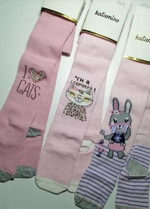 Колготки дитячі тонкі демисезоні для дівчинки 3-4 роки, 93-105, 98-104см. колготи дитячі бавовняні весна - осінь для дівчаток 3-4 роки. туреччина