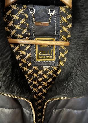 Мужская кожаная  куртка zilli3 фото