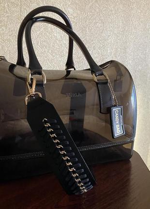 Сумка furla candy bag black оригинал2 фото