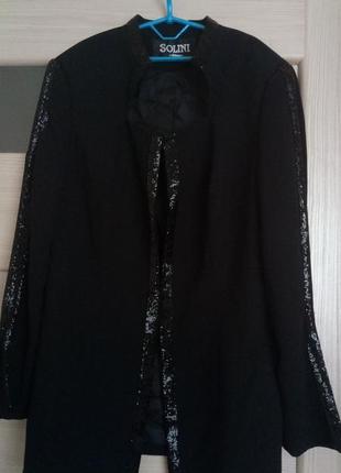 Пиджак черный"solini"
