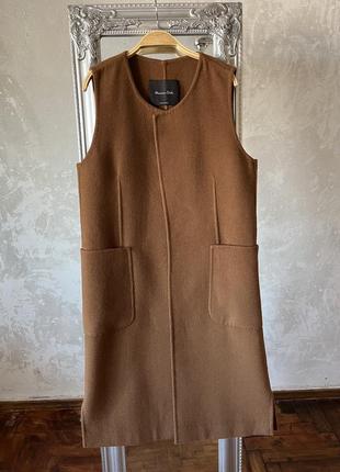 Massimo dutti жилет вовняний подовжений s