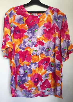 Цветная легкая блуза