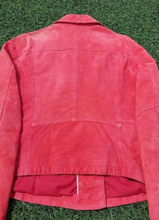 Кожаная куртка, винтажная косуха, кожанка в стиле yves saint laurent (m)6 фото