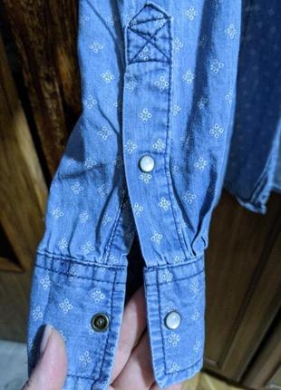 Коттоновая рубашка большого размера