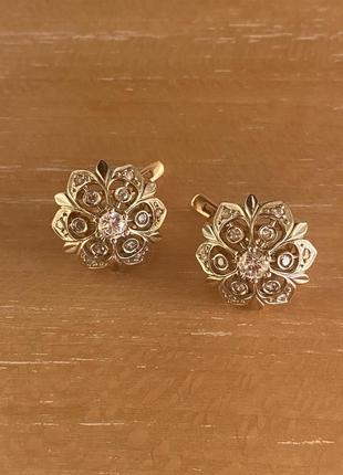 Золотые сережки