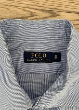 Рубашка в мелкую клетку polo ralph lauren3 фото