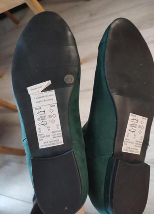 Жіночі демісезонні зелені чоботи, черевики,  ботінки, 40 р.5 фото