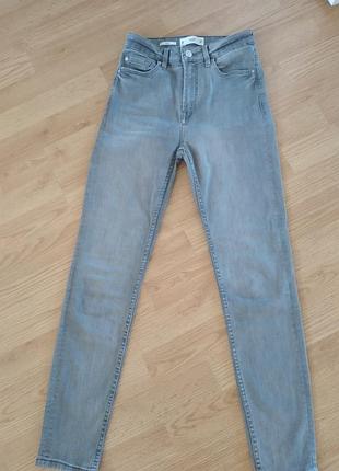 Джинси сірі, р.34, mango noa
