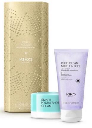 Чудовий подарунковий набір для догляду за шкірою обличчя kiko milano joyful holiday