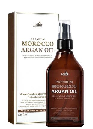 Аргановое масло для волос lador premium morocco argan oil