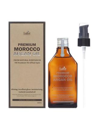 Аргановое масло для волос lador premium morocco argan oil2 фото