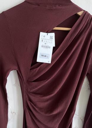 Нове платье zara зцікавої  спінкою