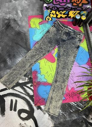 Стрейч джинсы с эффектом гармент-дай river island skinny stretch