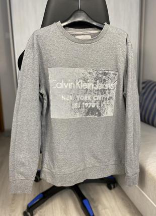 Свитшот calvin klein jeans с длинным рукавом