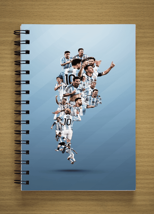 Блокнот lionel messi ліонель мессі argentina аргентина футбол football скетчбук sketchbook