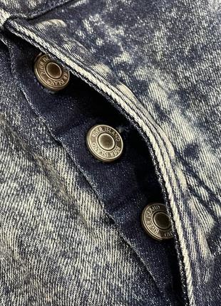Стрейч джинсы с эффектом гармент-дай river island skinny stretch8 фото