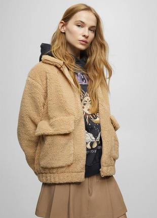 Куртка тедді pull&bear