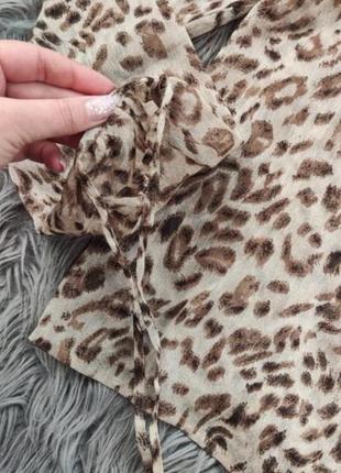Трендова леопардова блуза3 фото