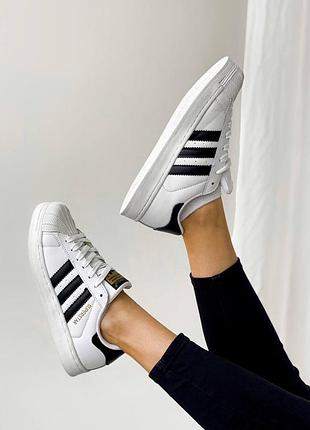 Женские и мужские кроссовки кеды adidas superstar [36-45]