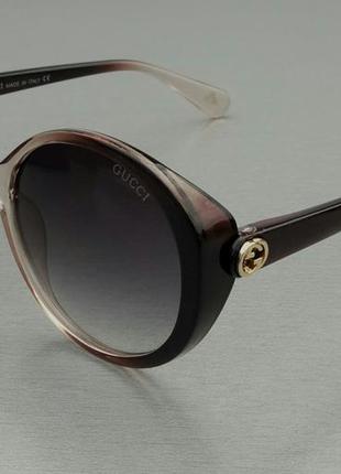 Gucci очки женские солнцезащитные круглые4 фото