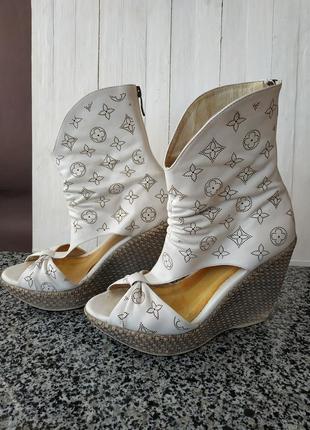 Летние ботиночки (кожа)