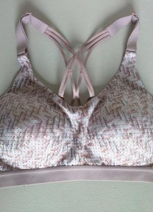 Спортивный бра, бюстгальтер сзади с переплетом  s