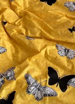 Полуторна простынь 150х220 кактусы серый бязь голд люкс виталина