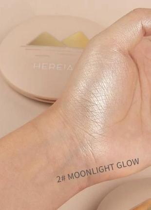 Хайлайтер для обличчя imagic hereiam highlight powder fa-1003, 2 moonlight glow, 9 г3 фото