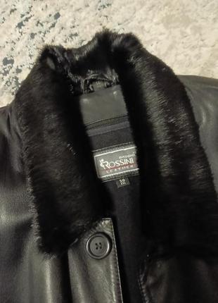 Куртка сюртук, итальялия, размер хл - хл, кожа2 фото