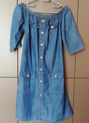 Летнее хлопковое платье s/m размер, польша