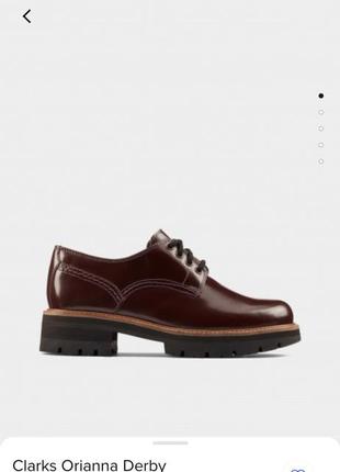 Полуботинки clarks orianna derby9 фото