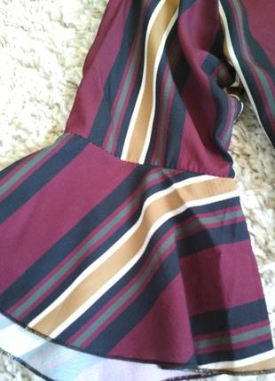 Стильная блуза полоса , рукавчик с воланом, today, p. 12_144 фото