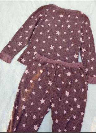 Тепленькая пижама в звездочку5 фото