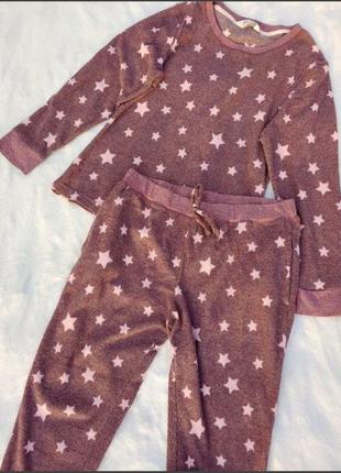 Тепленькая пижама в звездочку4 фото