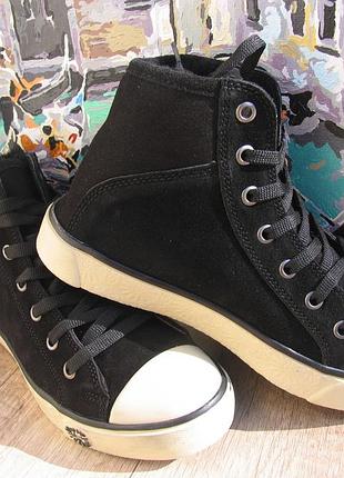 Кеди з натуральної замшевої шкіри