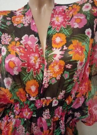 Летающая нарядная блузка пляжная туника f&amp;f2 фото