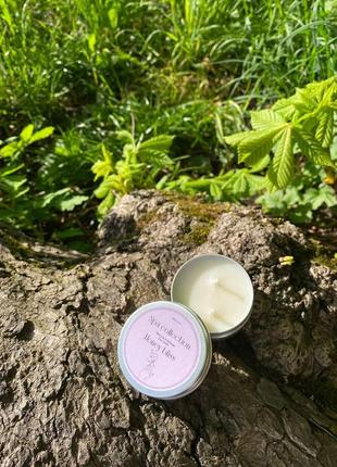 Массажная соевая spa-свеча с натуральными эфирными аромамаслами honey bliss 50мл7 фото