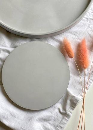 Реквизит для фото сircle, гипсовое кашпо для предметной съемки