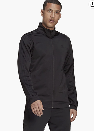 Мужская спортивная кофта с 3 полосками adidas essentials warm-up размер м