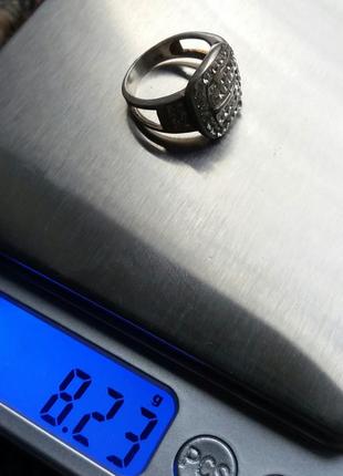 Серебряное кольцо «пряжка»6 фото